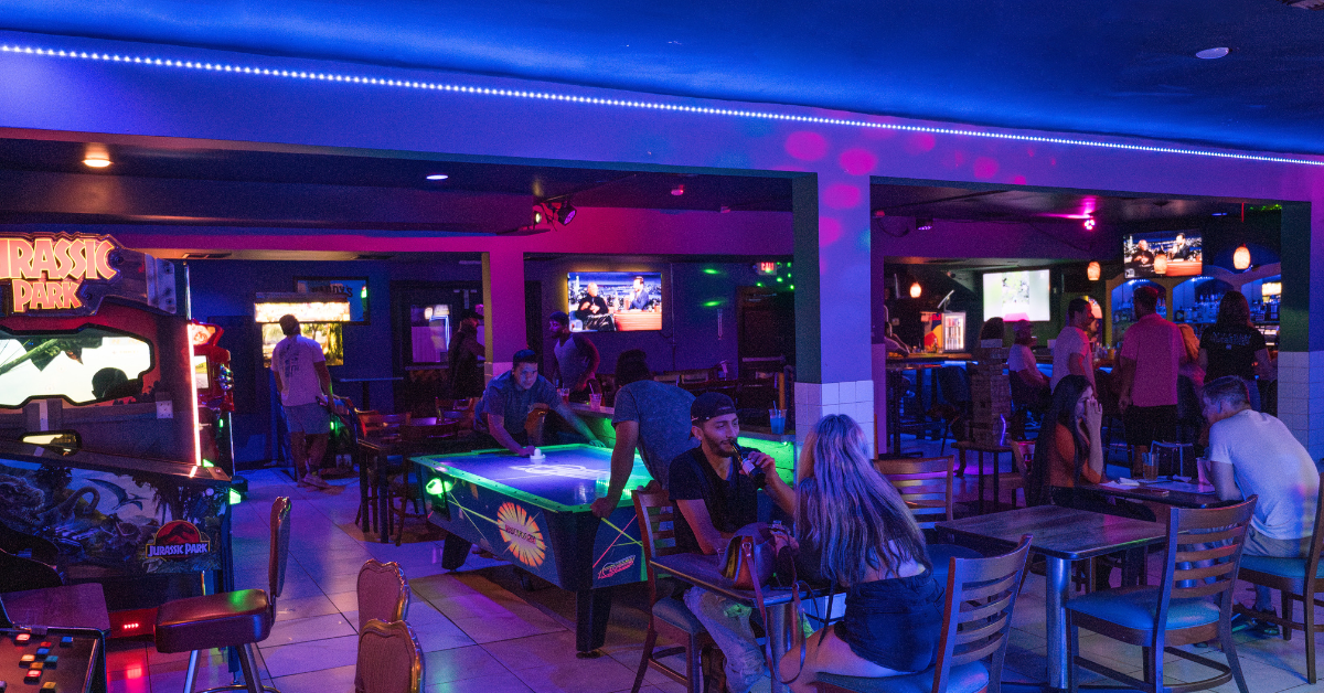 Inside of St Pat's Irish Pub, an event venue in Deerfield Beach, FL